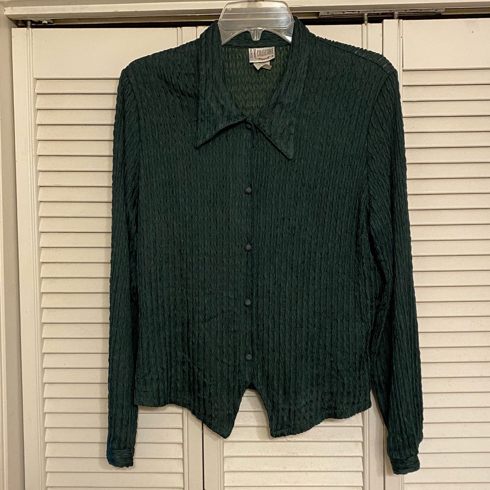 AK Collectible blouse, large, green